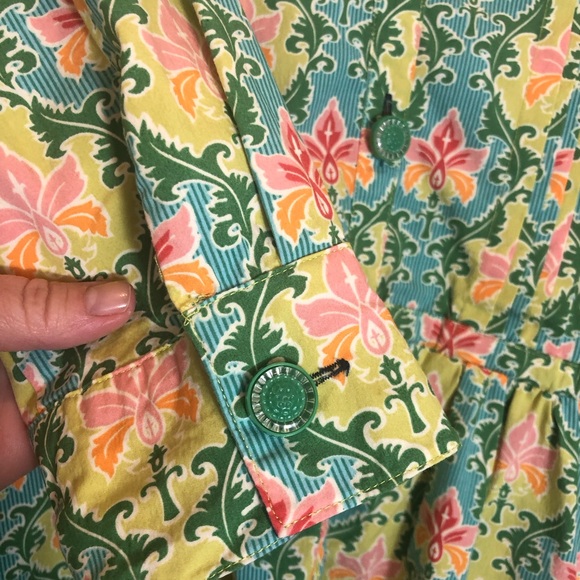 Matilda Jane Button Down 3/4 Sleeve Shirtdress. Size Small - Picture 5 of 8